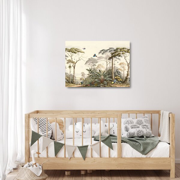 Tablou pe sticlă - Pădurea tropicală amazoniană (70x50 cm)