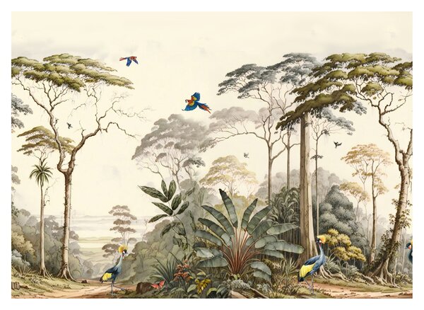 Tablou pe sticlă - Pădurea tropicală amazoniană (70x50 cm)