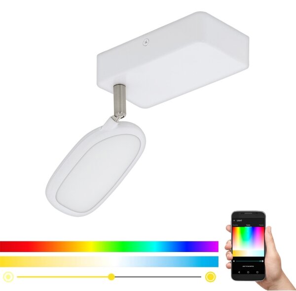 Eglo 97691 - Spot LED RGB PALOMBARE-C 1xLED/5W/230V