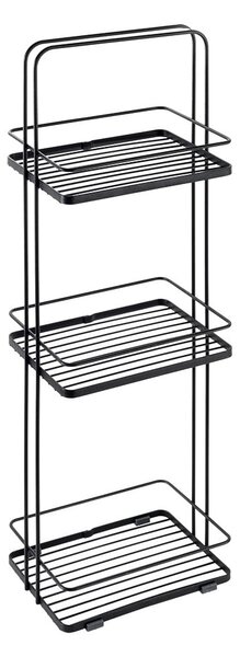 Raft pentru baie negru mat din oțel Lava – Metaltex