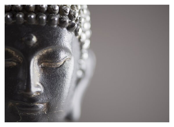 Tablou pe sticlă - Statuia lui Buddha (70x50 cm)