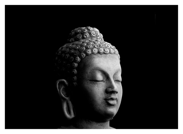 Tablou pe sticlă - Buddha, portret (70x50 cm)