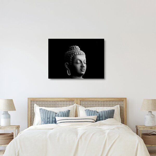Tablou pe sticlă - Buddha, portret (70x50 cm)