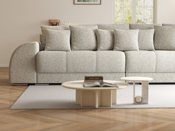 Canapea extensibilă dumonde cu 2 lăzi de depozitare Verona Arena Bej 2 310x120 cm
