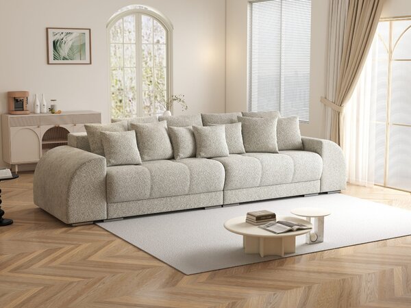 Canapea extensibilă dumonde cu 2 lăzi de depozitare Verona Arena Bej 2 310x120 cm