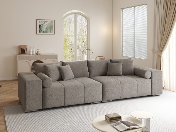 Canapea extensibilă dumonde cu ladă de depozitare Marbela XXL Monte Gri 16 295x120 cm