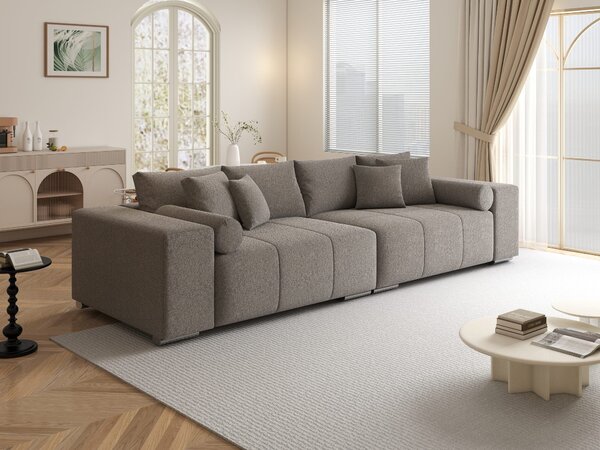 Canapea extensibilă dumonde cu ladă de depozitare Marbela XXL Monte Gri 16 295x120 cm