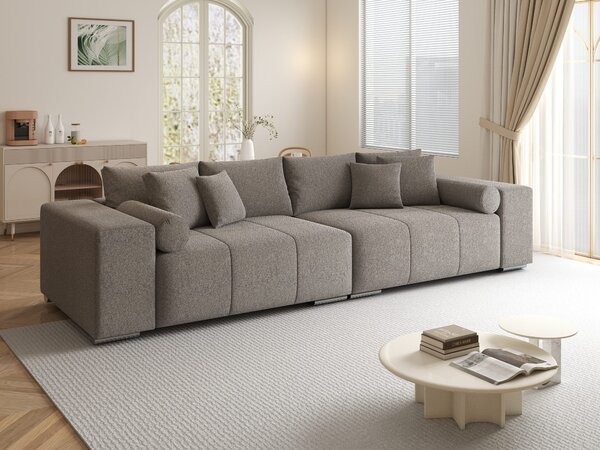 Canapea extensibilă dumonde cu ladă de depozitare Marbela XXL Monte Gri 16 295x120 cm