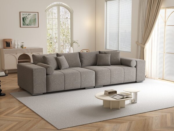 Canapea extensibilă dumonde cu ladă de depozitare Marbela XXL Monte Gri 16 295x120 cm