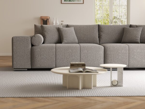 Canapea extensibilă dumonde cu ladă de depozitare Marbela XXL Monte Gri 16 295x120 cm