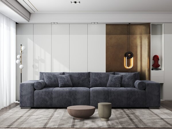 Canapea extensibilă dumonde cu ladă de depozitare Marbela XXL Vibe Gri Antracit 295x120 cm
