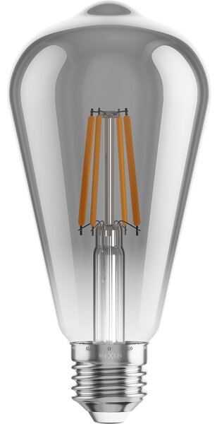 Mexen Vintis, Bec LED cu filament E27, ST64, 4 W, alb cald 2700K, fumuriu, L152-E27-0427-70