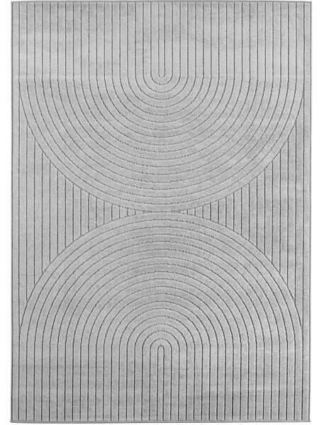 Covor traversa Nova V1 Argintiu, 80 x 250 cm