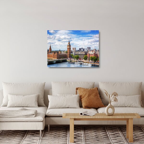 Tablou pe sticlă - Big Ben (70x50 cm)