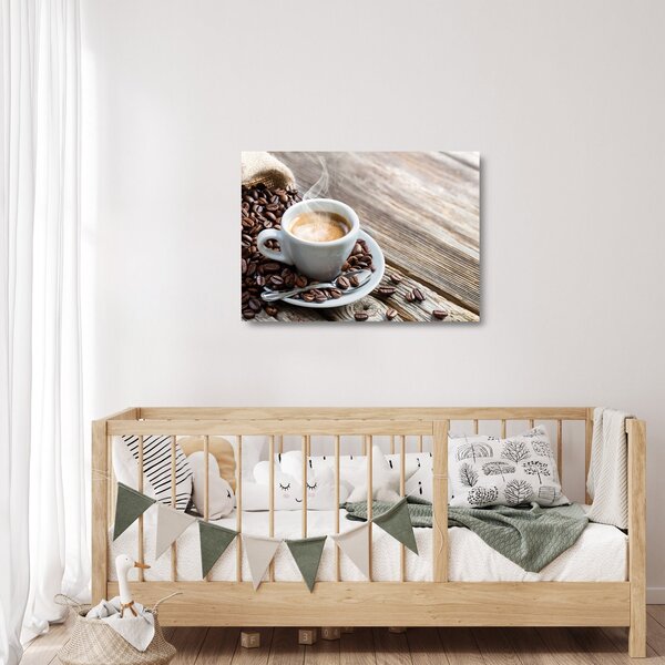 Tablou pe sticlă - Espresso (70x50 cm)