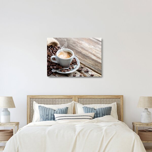 Tablou pe sticlă - Espresso (70x50 cm)