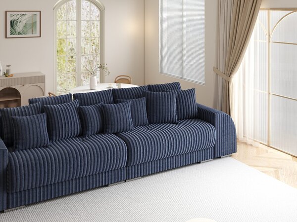 Canapea extensibilă dumonde cu 2 lăzi de depozitare Verona Tilia Albastru 310x120 cm