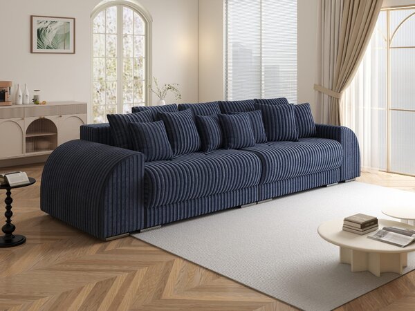 Canapea extensibilă dumonde cu 2 lăzi de depozitare Verona Tilia Albastru 310x120 cm