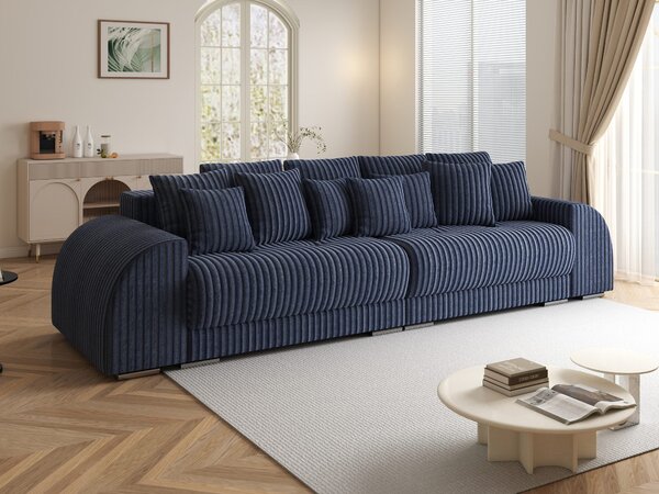 Canapea extensibilă dumonde cu 2 lăzi de depozitare Verona Tilia Albastru 310x120 cm