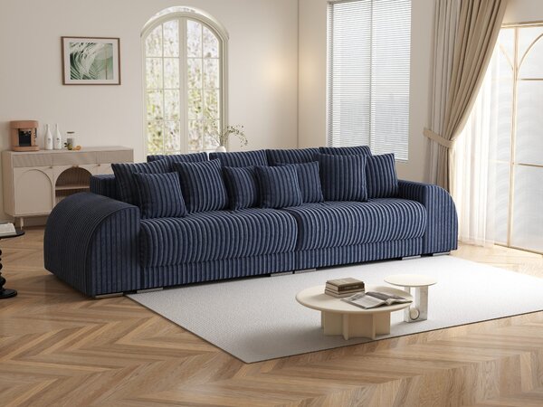 Canapea extensibilă dumonde cu 2 lăzi de depozitare Verona Tilia Albastru 310x120 cm