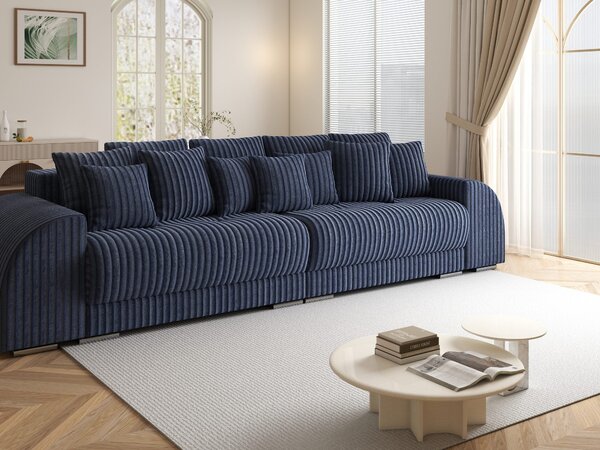 Canapea extensibilă dumonde cu 2 lăzi de depozitare Verona Tilia Albastru 310x120 cm