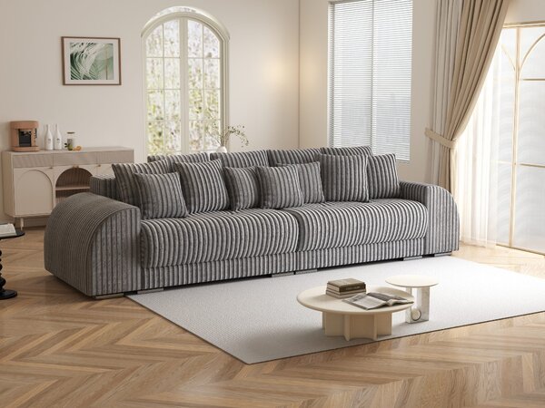 Canapea extensibilă dumonde cu 2 lăzi de depozitare Verona Tilia Gri 310x120 cm