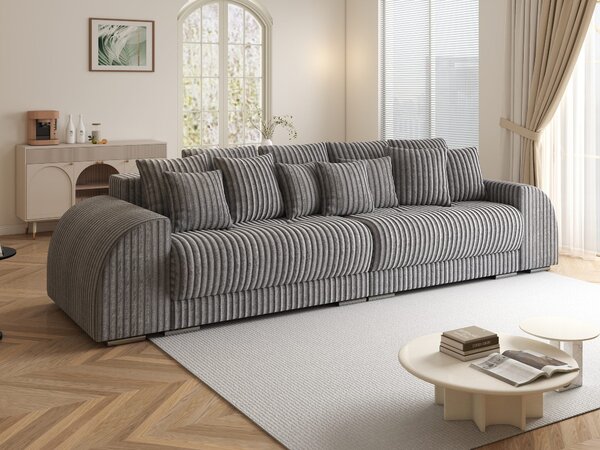 Canapea extensibilă dumonde cu 2 lăzi de depozitare Verona Tilia Gri 310x120 cm