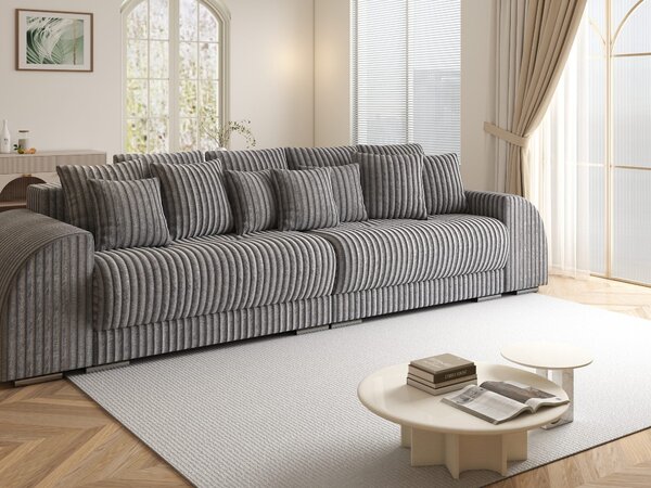 Canapea extensibilă dumonde cu 2 lăzi de depozitare Verona Tilia Gri 310x120 cm