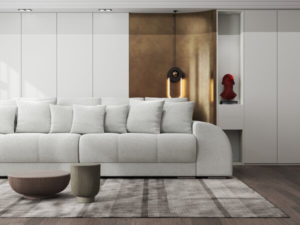 Canapea extensibilă dumonde cu 2 lăzi de depozitare Verona Vibe Bej 03 310x120 cm
