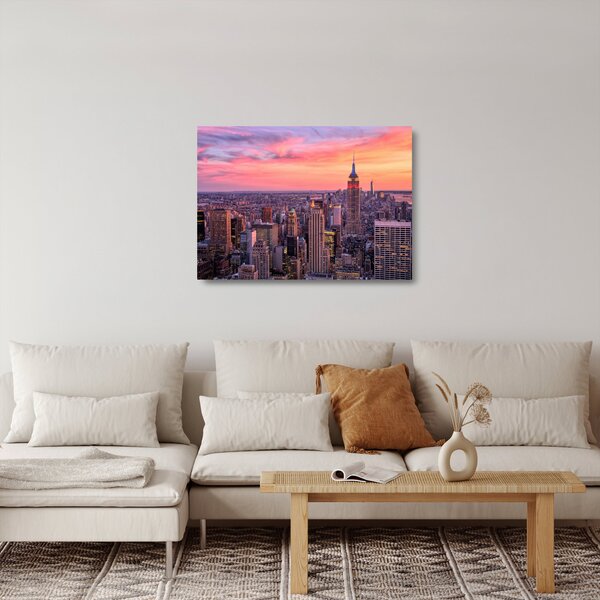 Tablou pe sticlă - New York (70x50 cm)