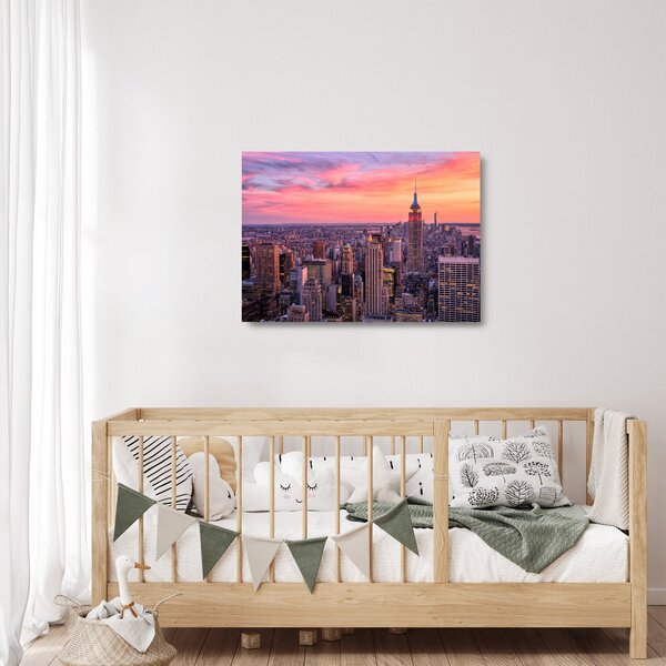 Tablou pe sticlă - New York (70x50 cm)