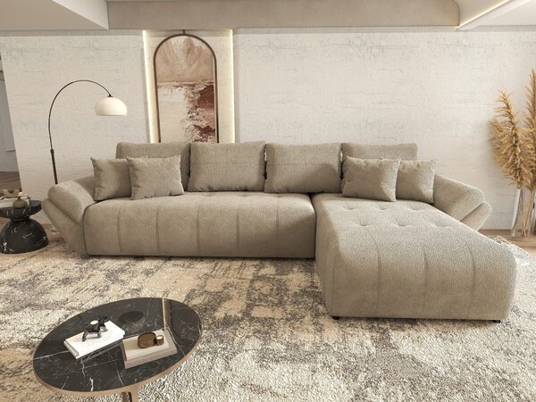 Colțar extensibil dumonde cu ladă de depozitare Berlin XL Vibe Maro 21 II 350x185 cm