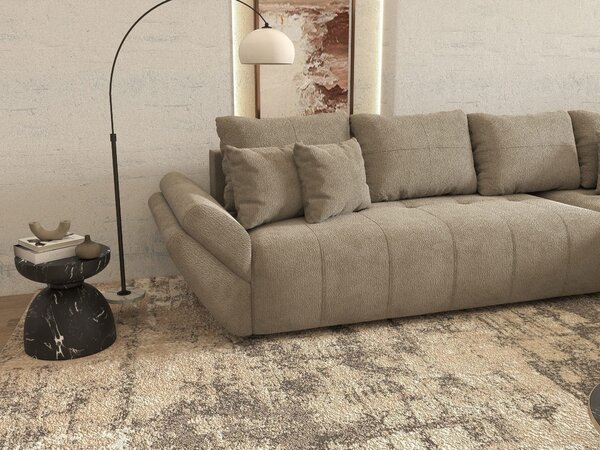 Colțar extensibil dumonde cu ladă de depozitare Berlin XL Vibe Maro 21 II 350x185 cm