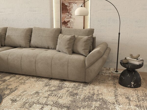 Colțar extensibil dumonde cu ladă de depozitare Berlin XL Vibe Maro 350x185 cm