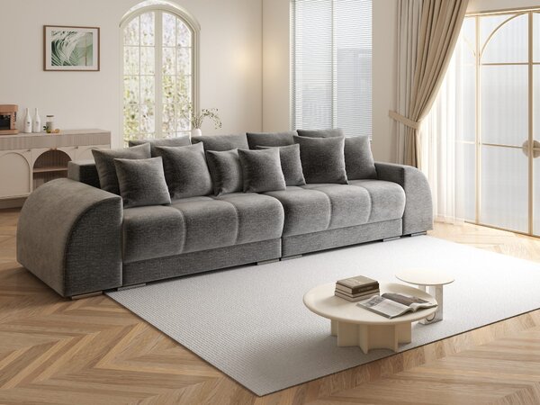 Canapea extensibilă dumonde cu 2 lăzi de depozitare Verona Monolith Gri 310x120 cm