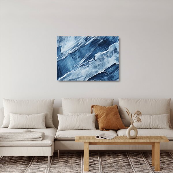 Tablou pe sticlă - Detaliu de pictură (70x50 cm)