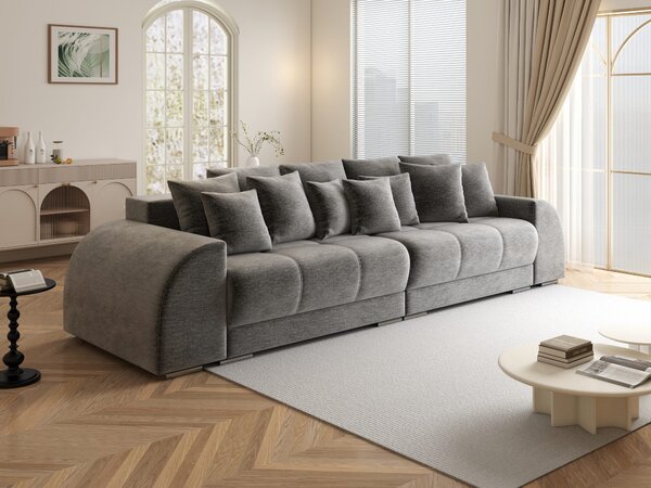 Canapea extensibilă dumonde cu 2 lăzi de depozitare Verona Monolith Gri 310x120 cm