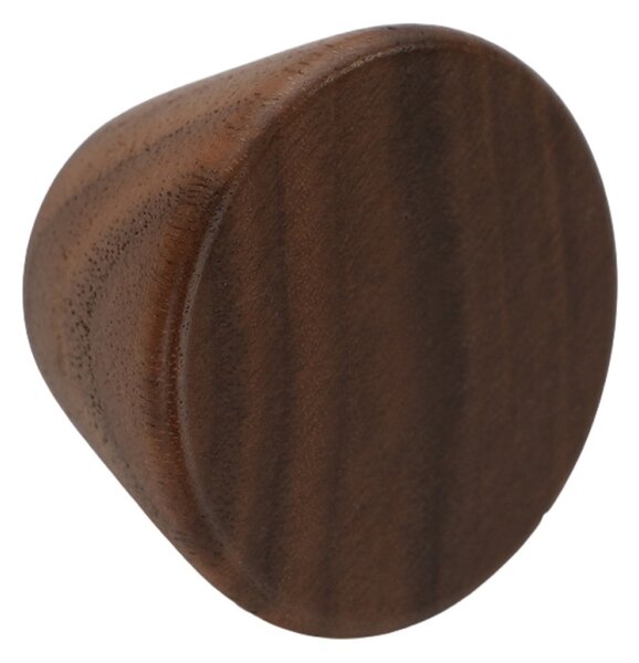 Buton din lemn pentru mobilier, model Skala, Ø40x25 mm, finisaj stejar natur | nuc