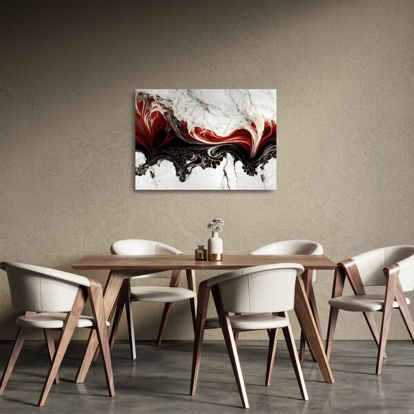 Tablou pe sticlă - Abstracție modernă (70x50 cm)