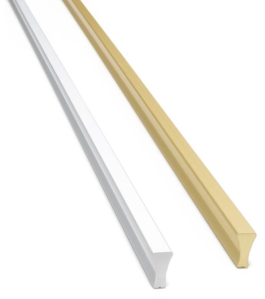 Maner extralung pentru mobilier, model 806, L=1200 mm, finisaj aluminiu | auriu mat