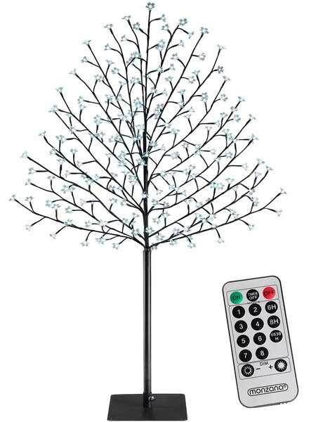 Deuba Lemn de cires deschis 220 cm - alb rece