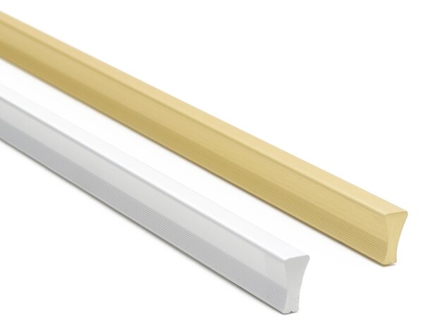 Maner extralung pentru mobilier, model 806, L=1200 mm, finisaj aluminiu | auriu mat