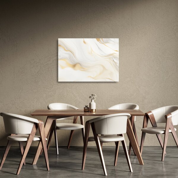 Tablou pe sticlă - Abstracție cu decor (70x50 cm)