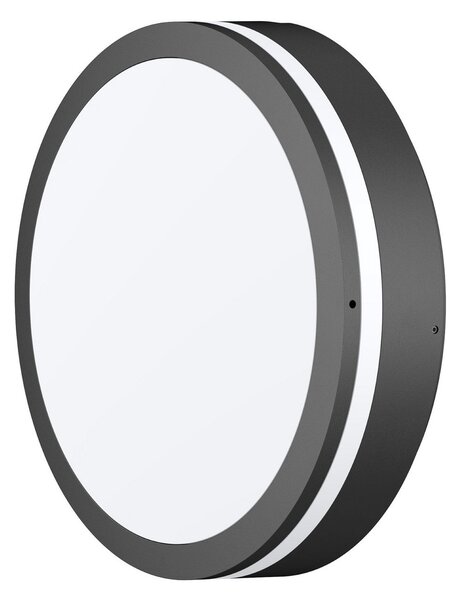 CMD Aplică LED pentru exterior 9084, antracit, Ø 25 cm, IP65, Negru, Aluminiu, Modern