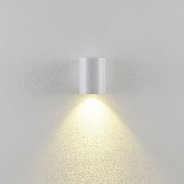Deko-Light Aplică de exterior CAN, alb, 1 bec, Ø 8 cm, IP65, metal, GU10, reglabil, Alb, Aluminiu