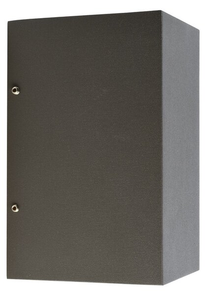 Deko-Light LED lampă de perete pentru exterior Arcturus, lățime 8 cm, grafit 2 becuri IP54, Gri, Metal, Modern, Priză de perete sus / jos