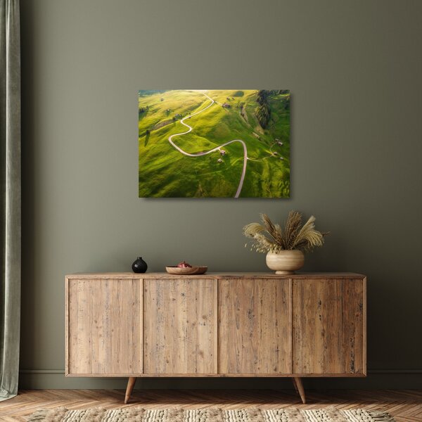 Tablou pe sticlă - Platoul Meadow (70x50 cm)