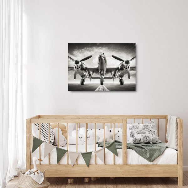 Tablou pe sticlă - Warbird (70x50 cm)