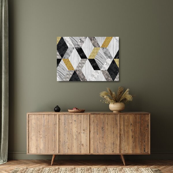 Tablou pe sticlă - Decor texturat (70x50 cm)