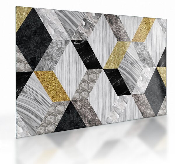 Tablou pe sticlă - Decor texturat (70x50 cm)